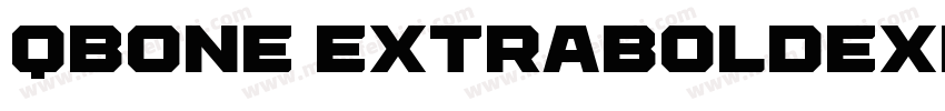 QBOne ExtraBoldExpanded字体转换